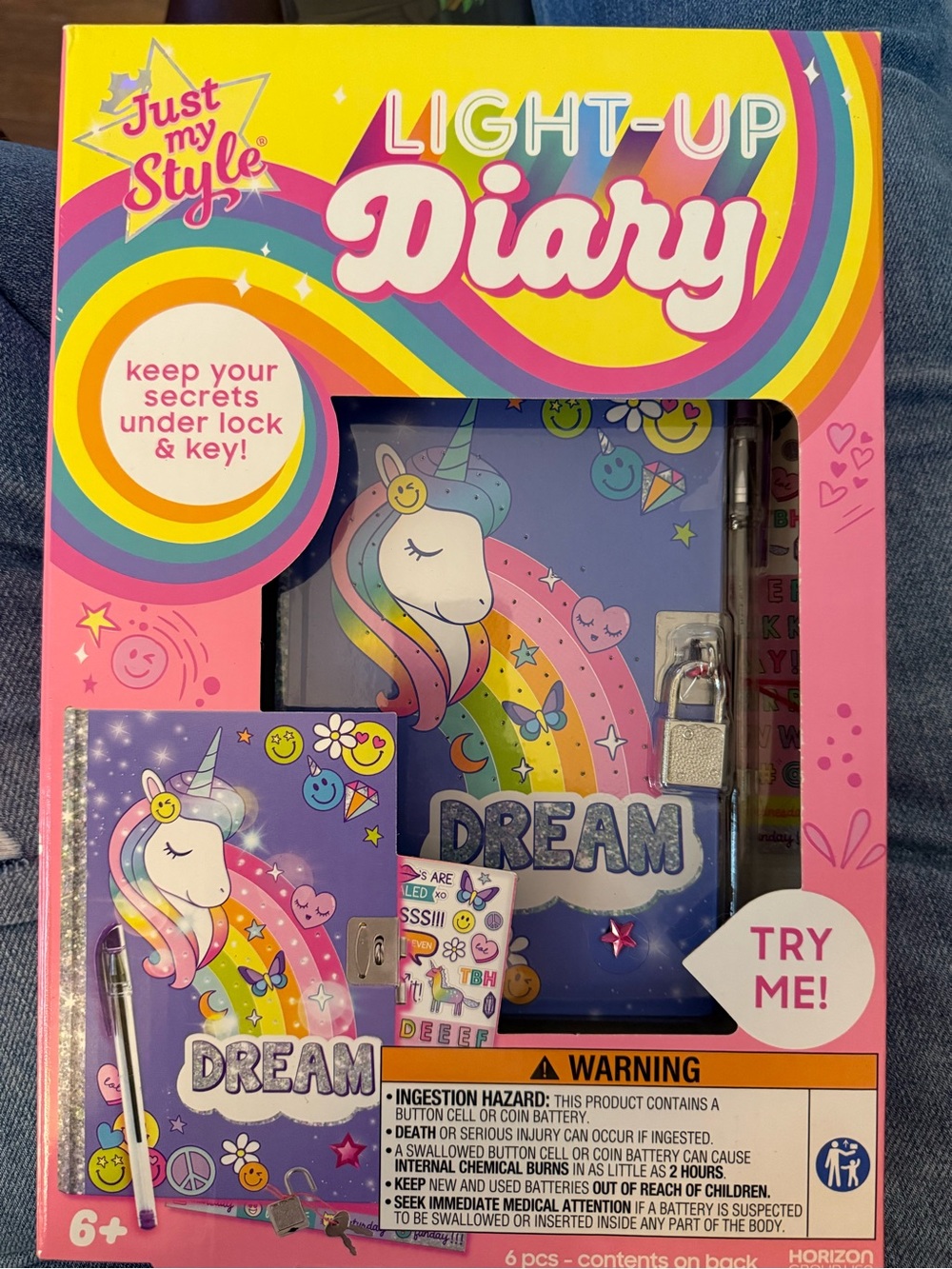 Light-Up Unicorn Dream Diary